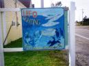 The sign at the Shag Harbour UFO Incident Interpretive Centre. [Courtesy Nova Scotia Tourism]